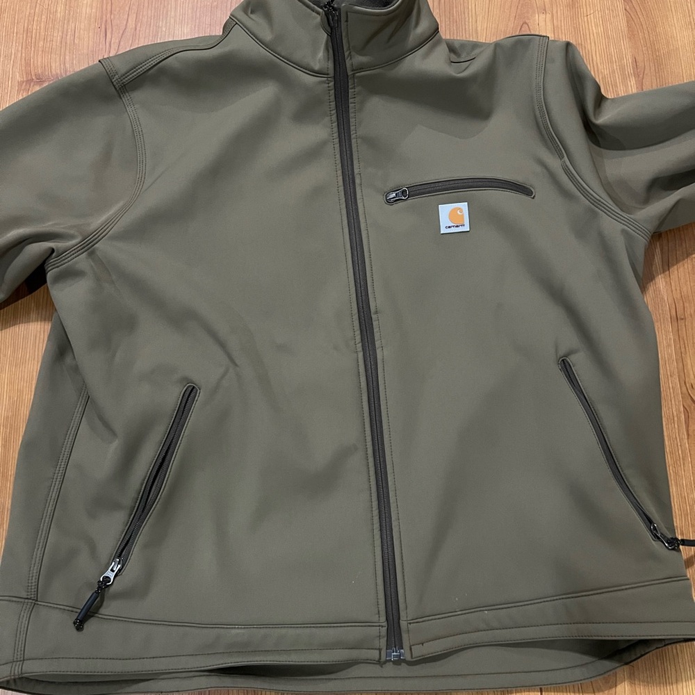 CARHARTT RAIN DEFENDER RELAXED FIT HEAVYWEIGHT SOFTSHELL JACKET